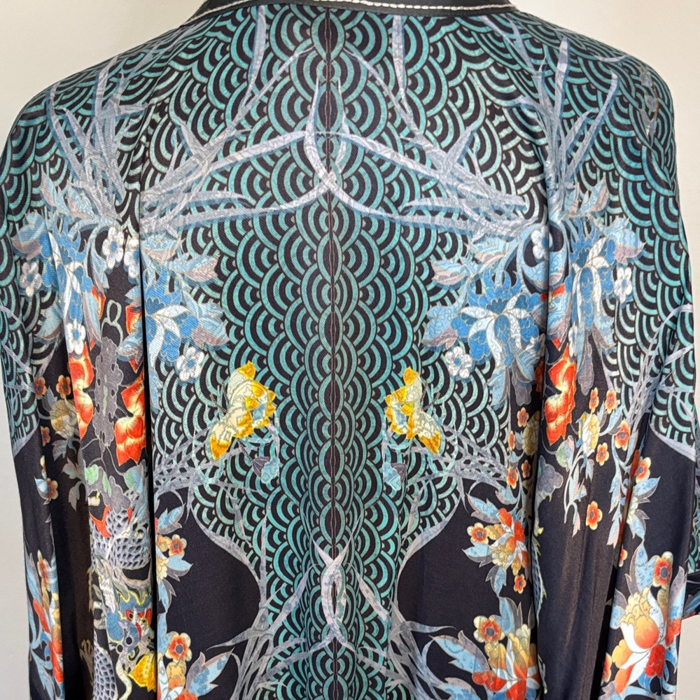 Johnny Was Multicolor Floral Cape - Picture 4 of 6
